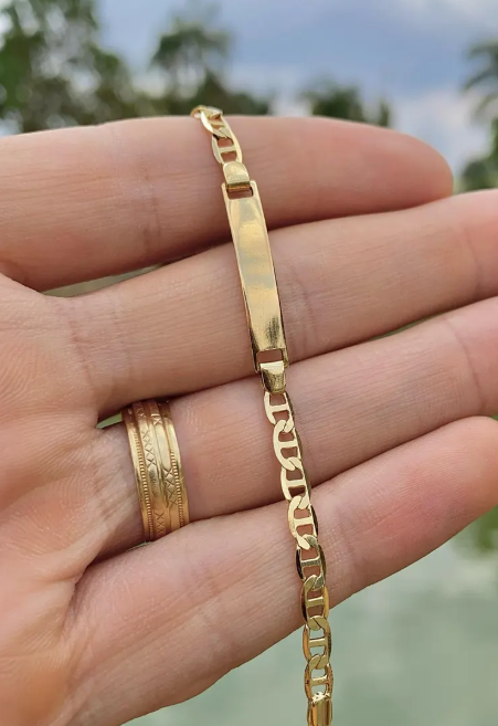 Baby ID Bracelet for Kids 5.5" Customized Jewelry