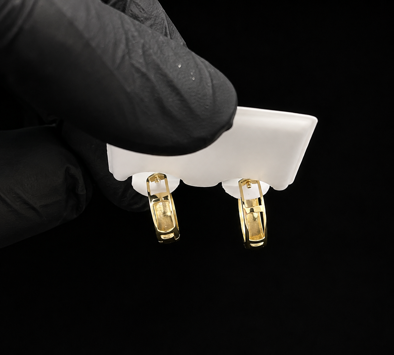 14K Yellow Gold Hoop Earrings