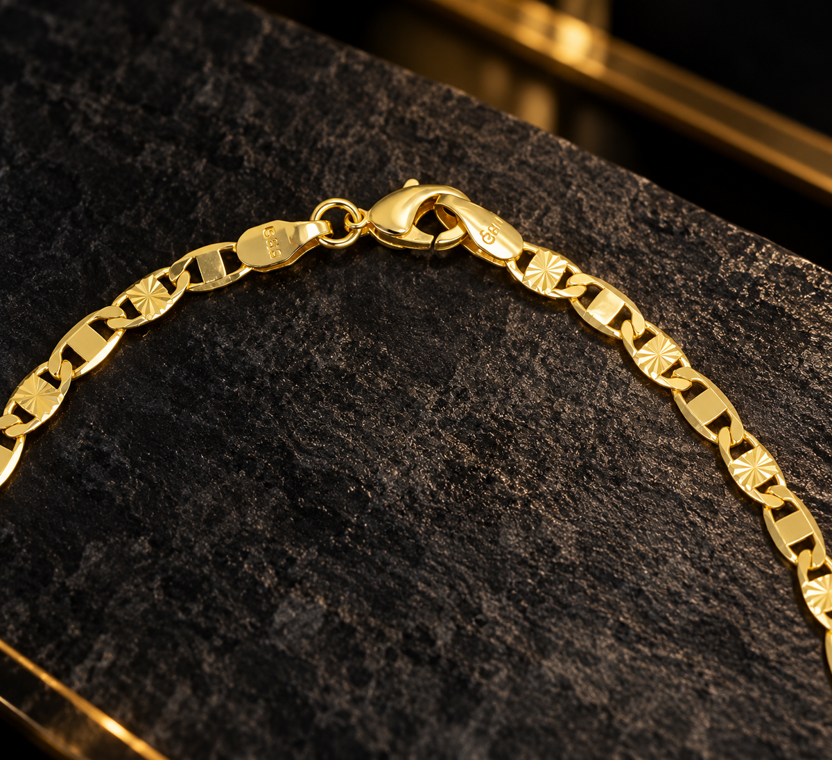 Newborn Baby Kids Childrens Azabache Bracelet Gold Filled Protection & Good Luck Jewelry