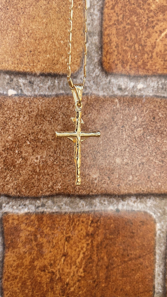 Crucifix Charm Pendant Necklace for Her and Him