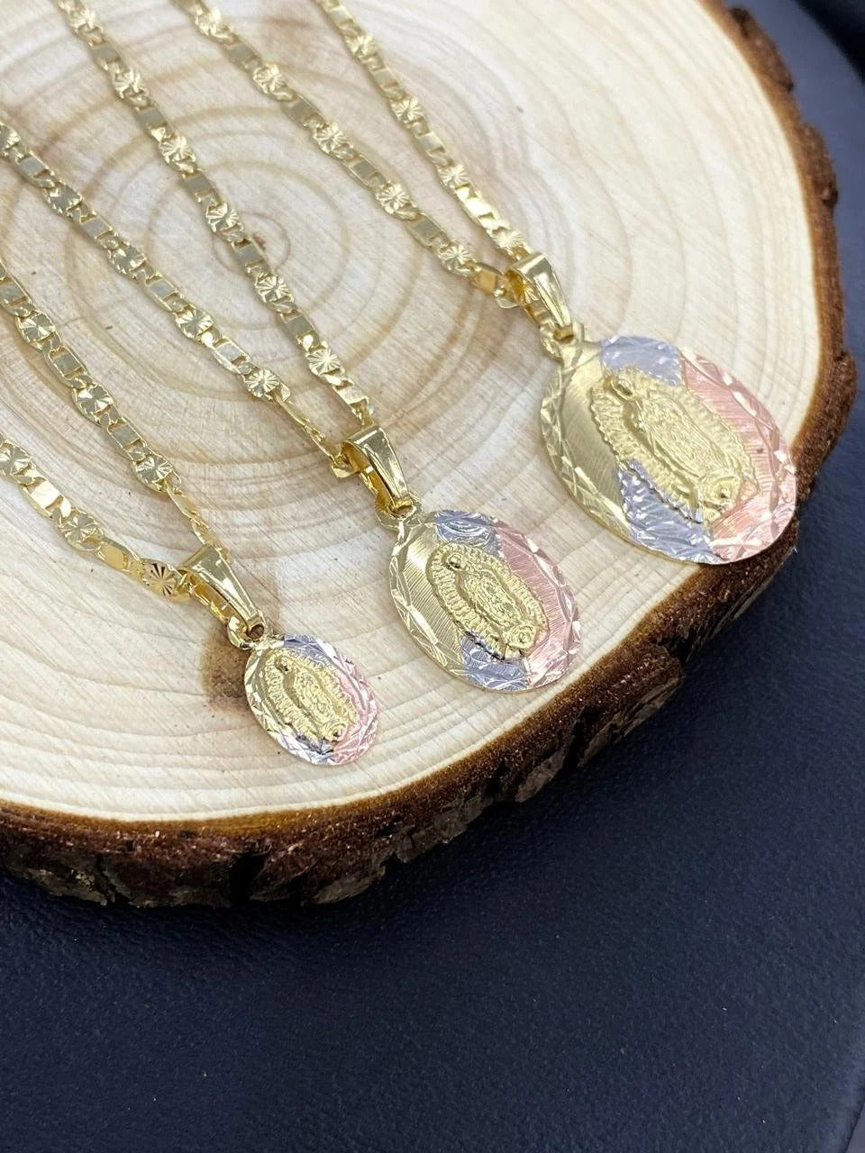 Virgen de Guadalupe Necklace Chain 20" for Womens Mens Gifts