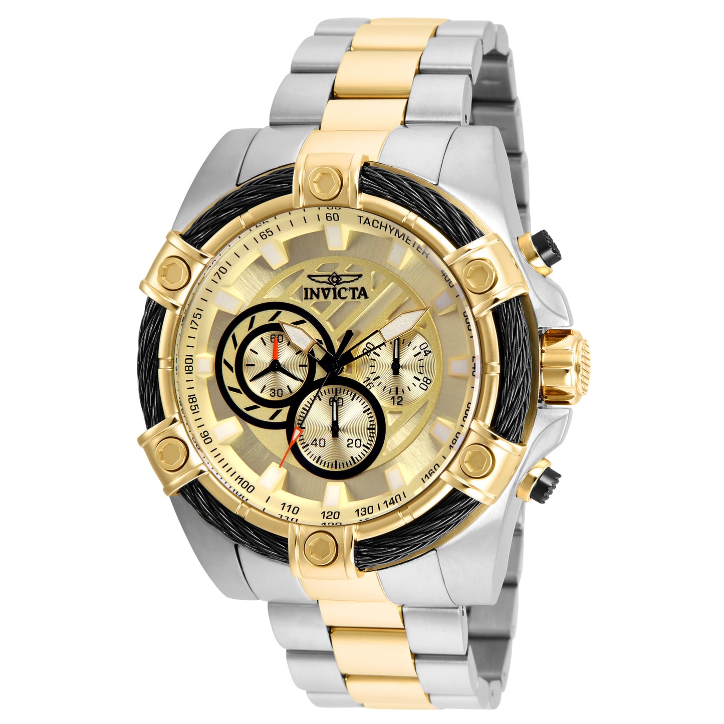 Mens Watch Invicta BOLT Tritnite Night Glow 25518 Original Analog Reloj para Hombre