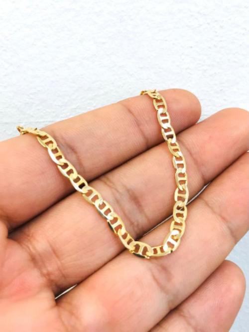 Pulsera de bebé llena de oro de 14 quilates Joyería para niños / Pulsera de papá de mamá para niños y niñas de bebés recién nacidos 