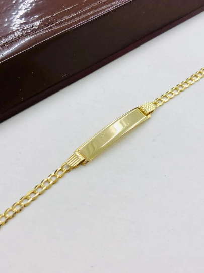 Buy 22Kt Plain Gold Mumbai Kids Bracelet 67VA9683 Online from Vaibhav  Jewellers