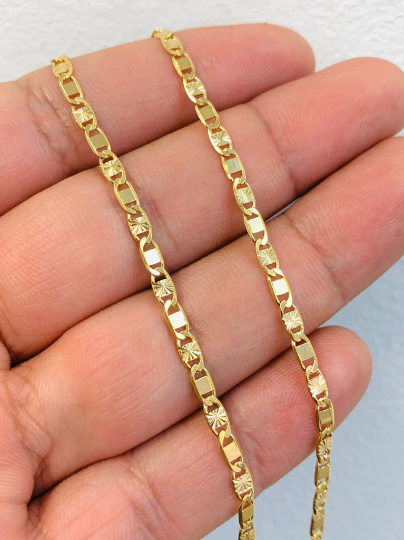 14K Gold Filled Valentino Chain / Baby Necklace / Kids Jewelry / Valentino Baby Chain 16 Inch Unisex