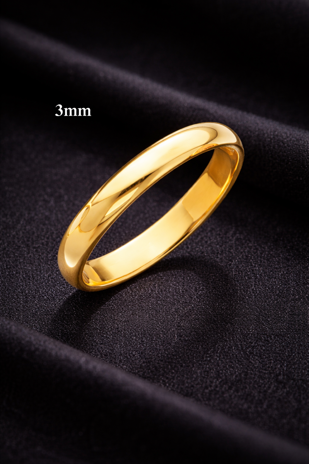 14K Gold Wedding Bands Classic for Mens & Womens