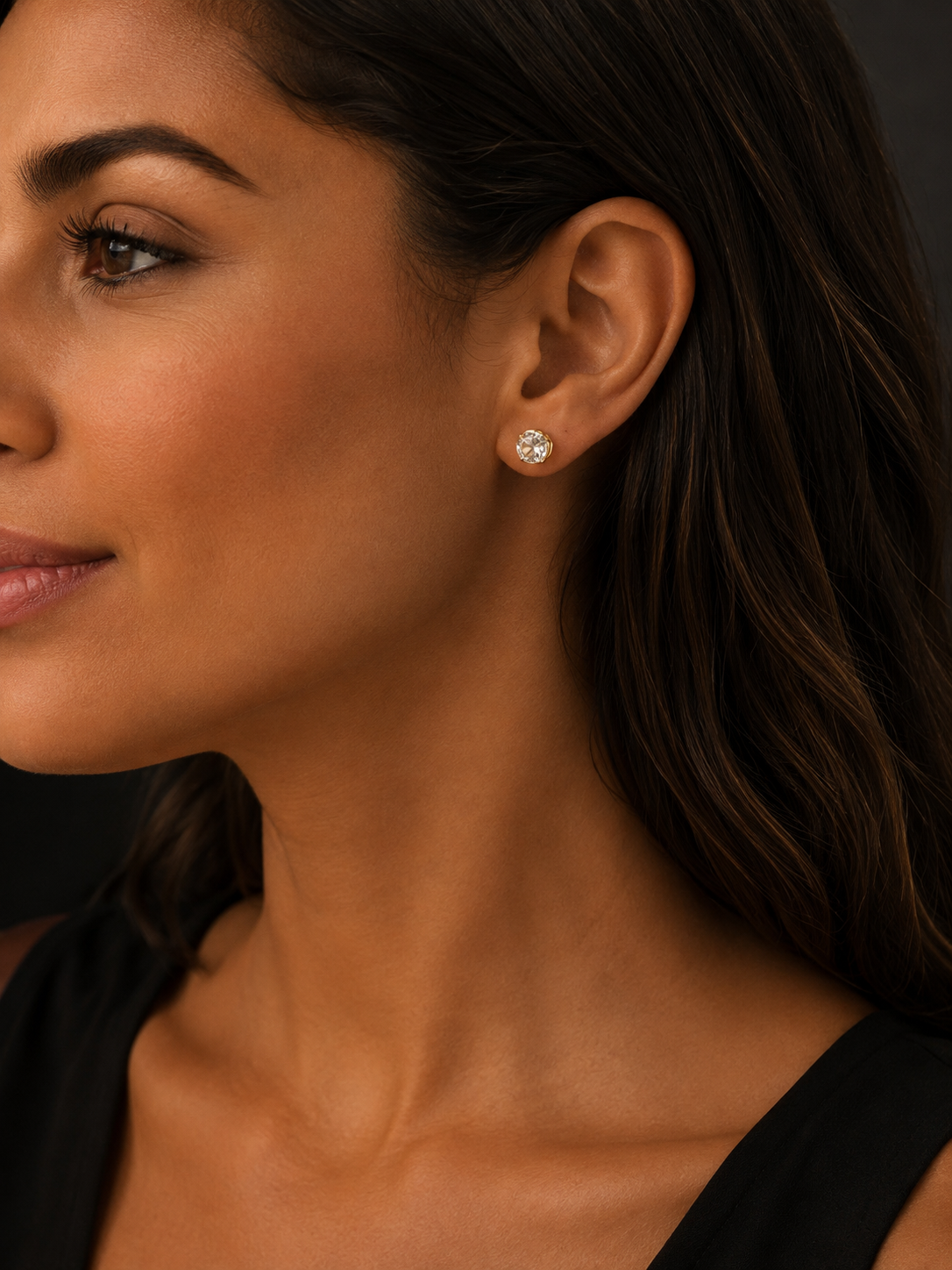 5mm 14K Yellow Gold Stud Earrings