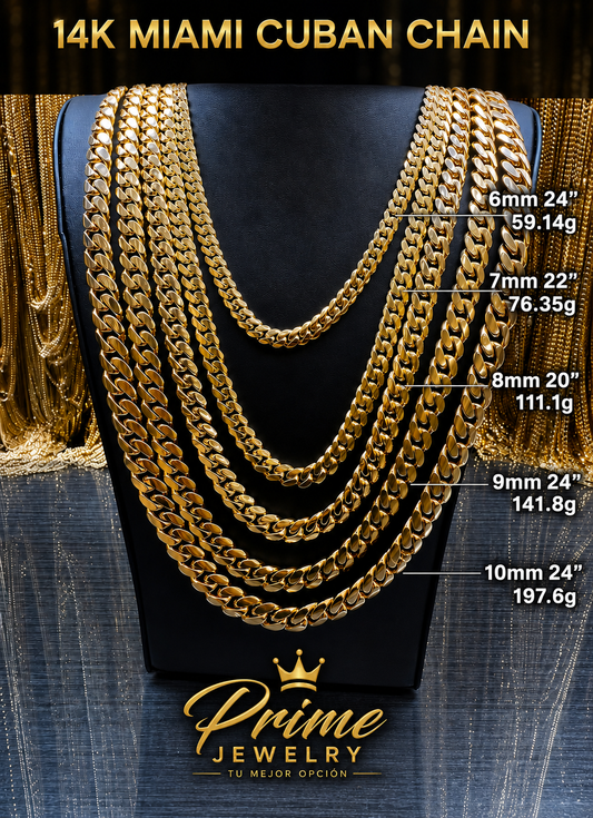 Miami Cuban Necklace 14K Solid Gold
