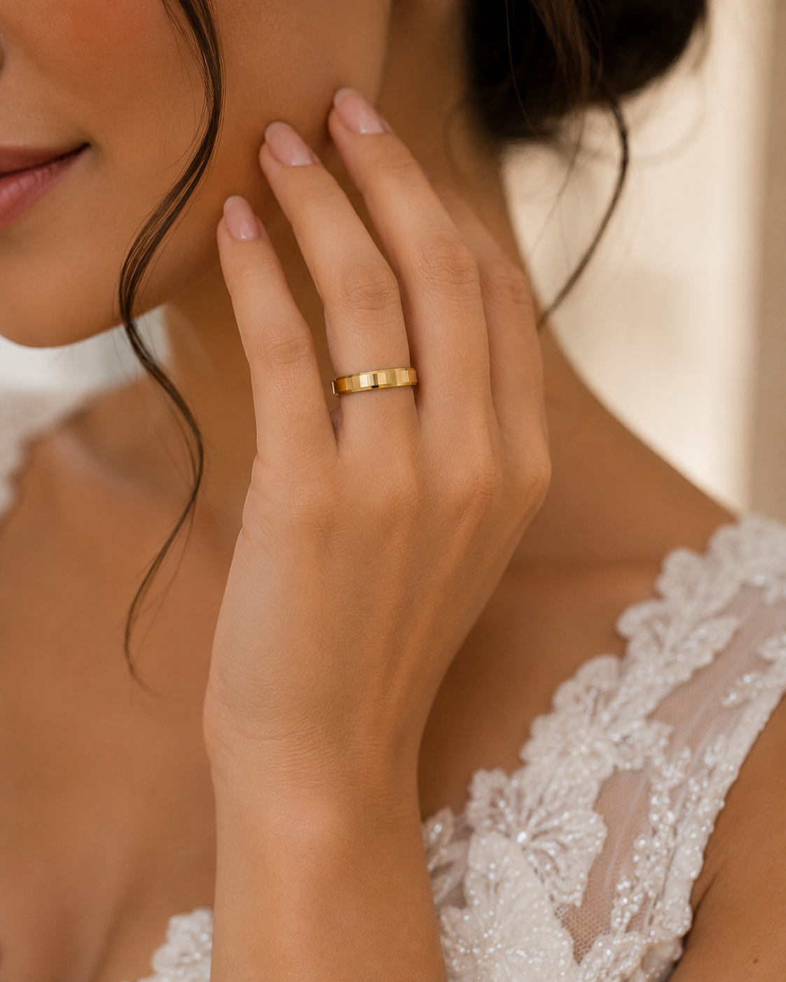 14K Yellow Gold Wedding Band Ring Classic
