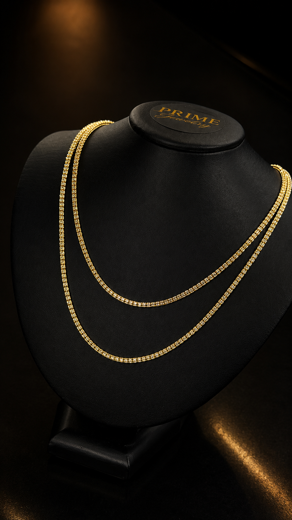 ICE Chain for Mens Womens 3mm 14K Gold