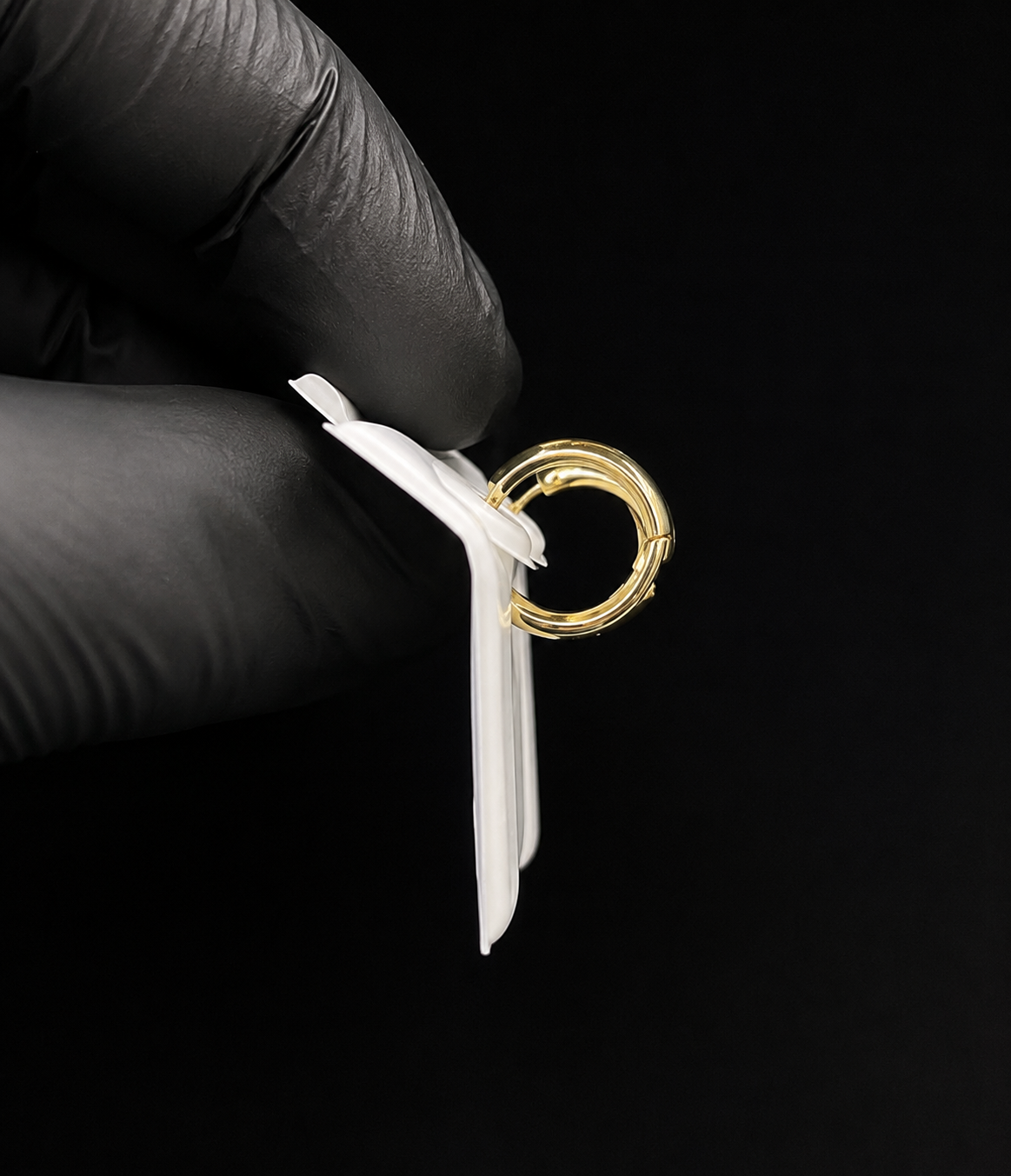 14K Yellow Gold Hoop Earrings