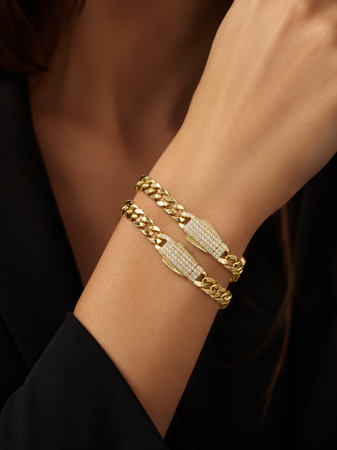 Mens Womens 14K Gold Bracelet Jingle Bell 7" INCH