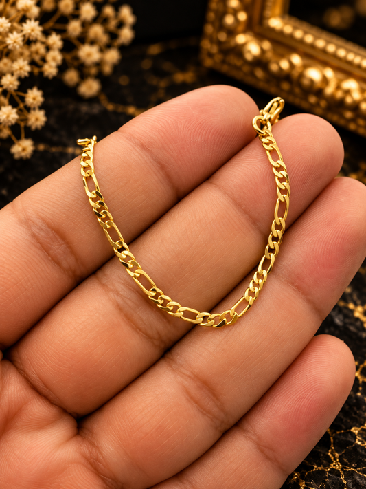 Baby Figaro Bracelet – 14K Gold Filled