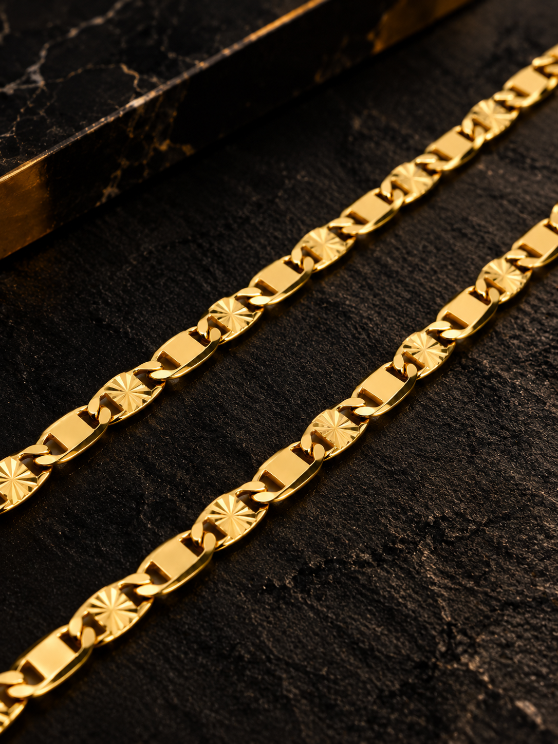 14K Gold Filled Valentino Chain  Necklace for Baby Kids 16 Inch