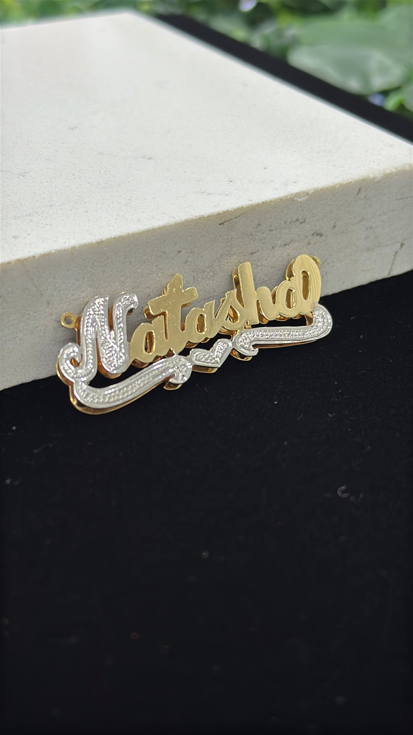 Gold Nameplate Customized Jewelry Personalized Jewelry