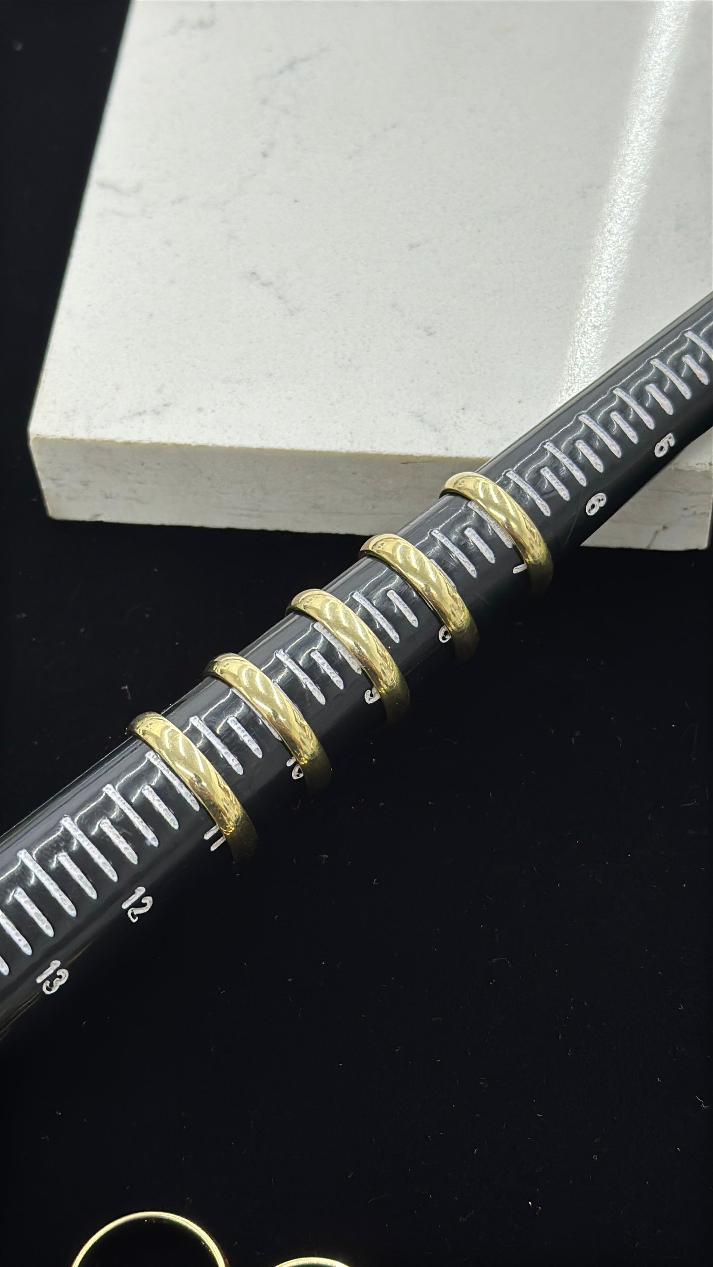 14K Gold Wedding Bands Classic for Mens & Womens