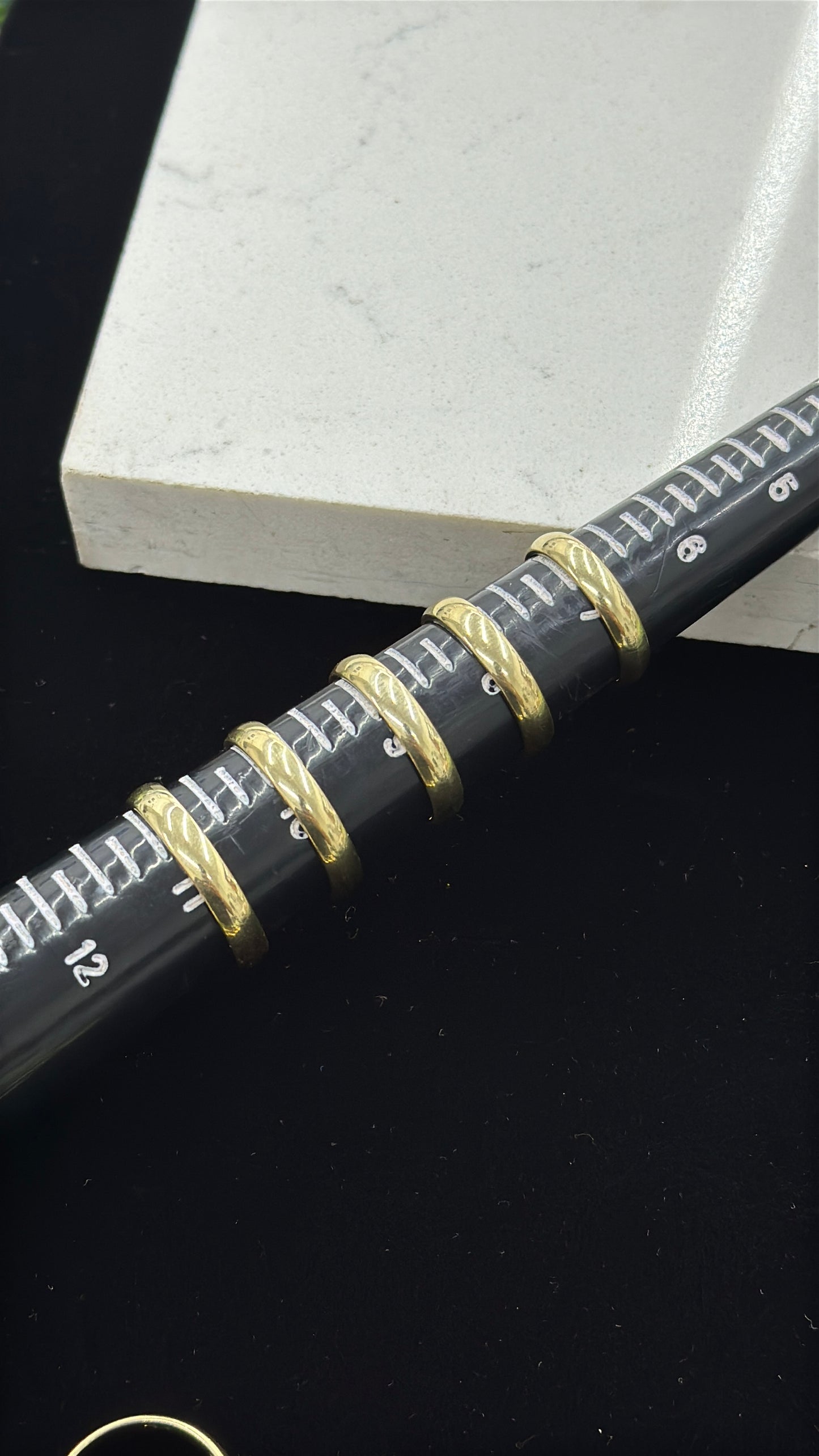 14K Gold Wedding Bands Classic for Mens & Womens