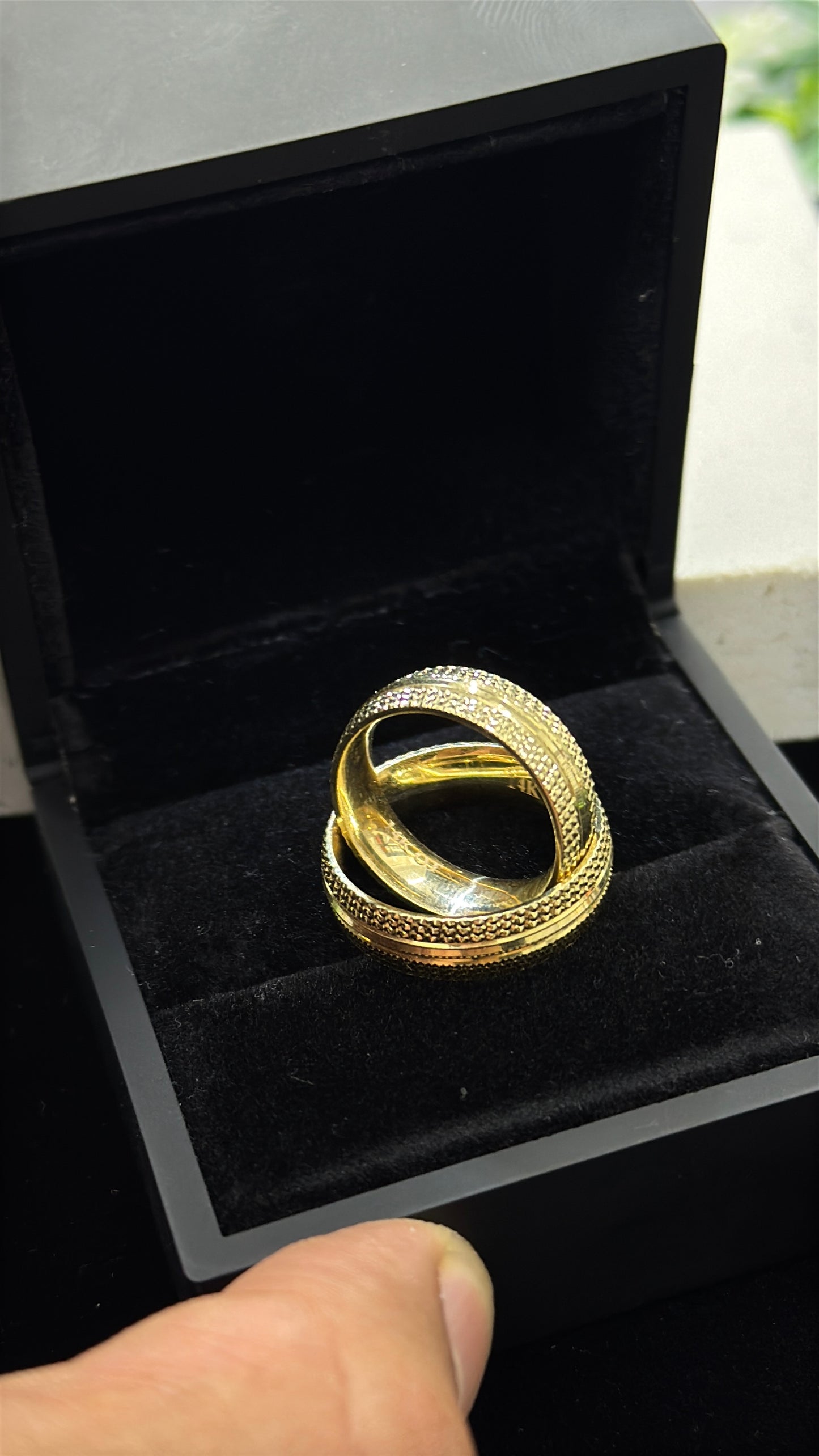 14K Gold Wedding Band Ring for Womens & Mens