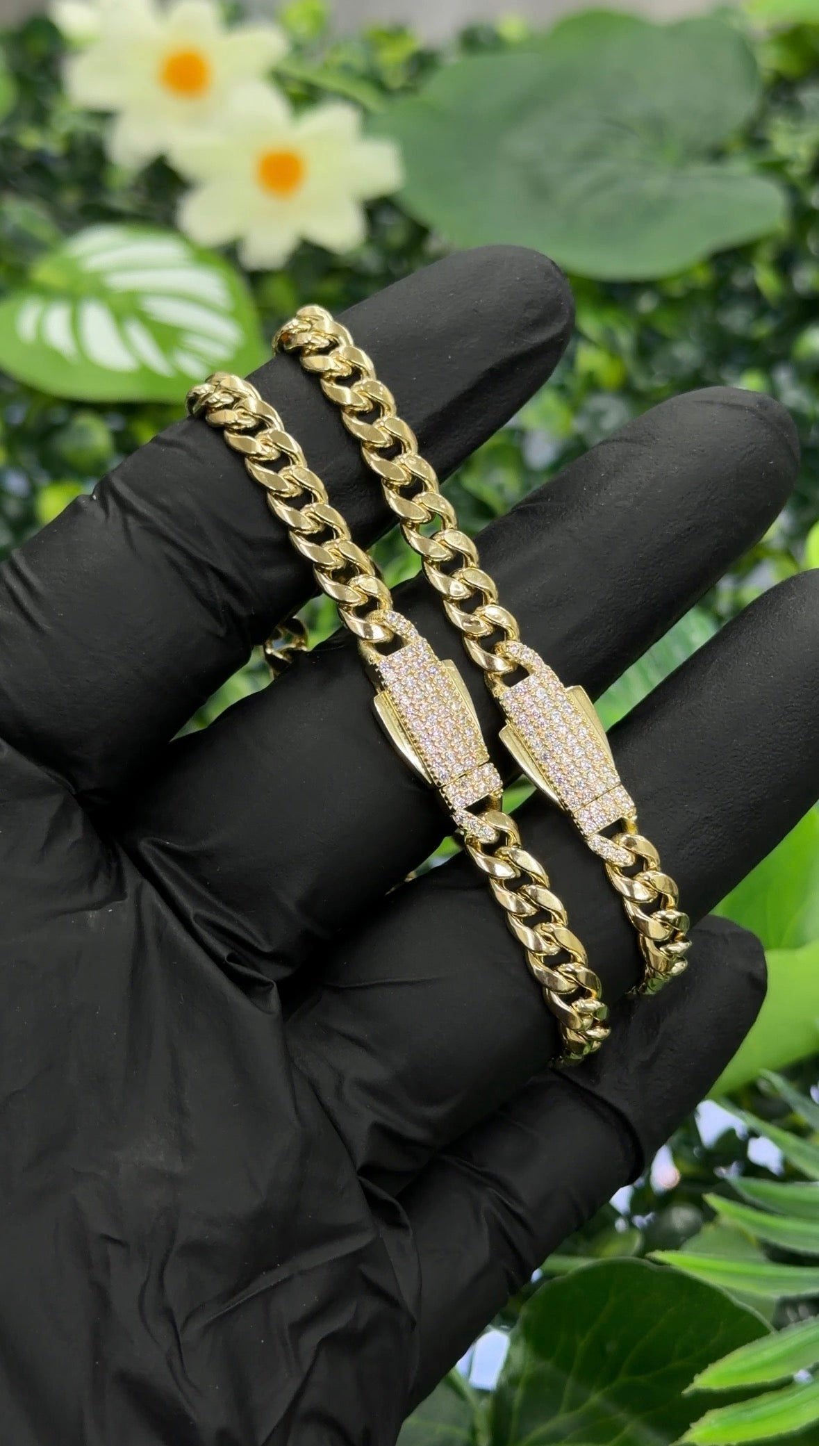 Mens Womens 14K Gold Bracelet Jingle Bell 7" INCH