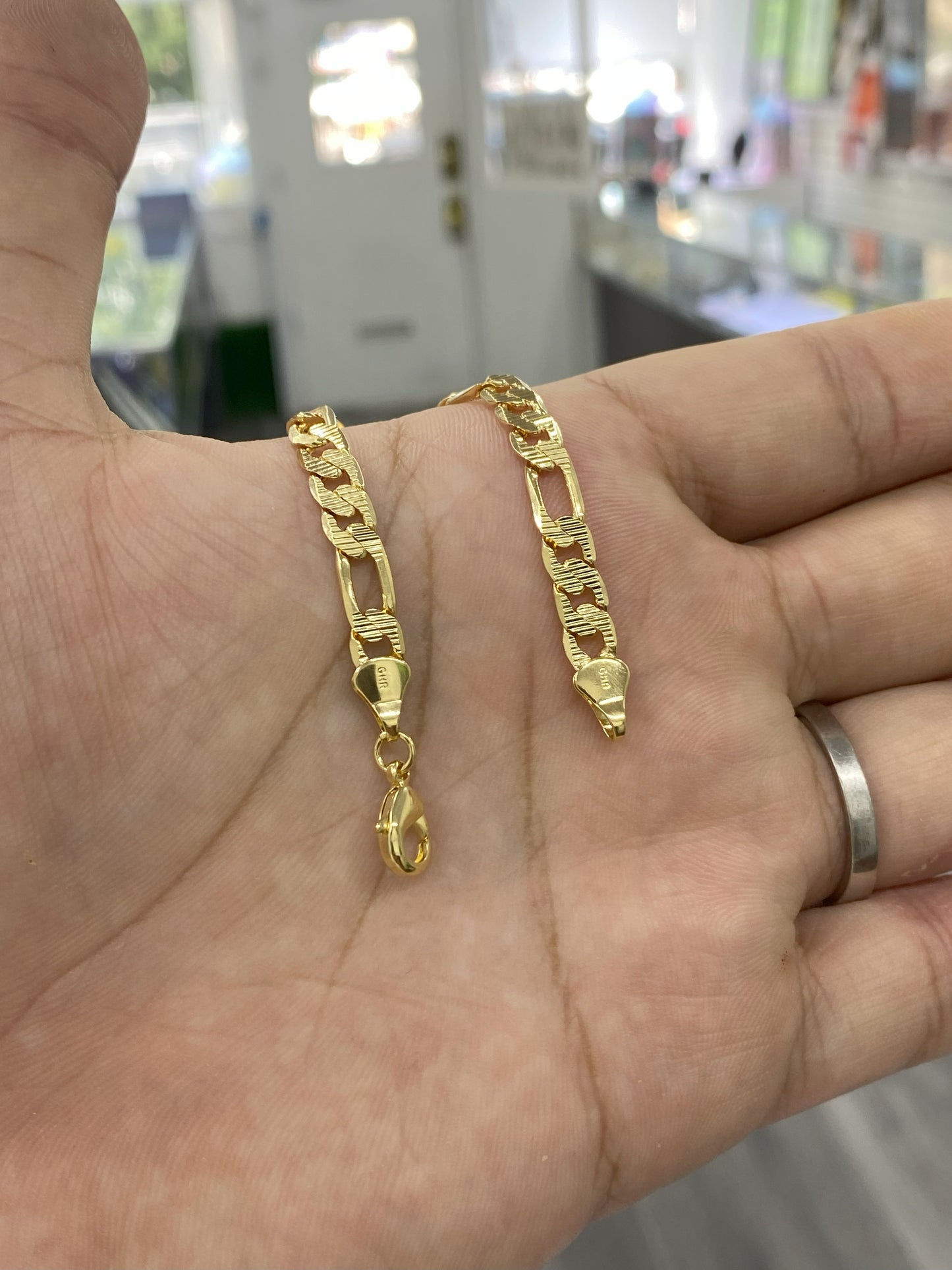 Baby Kids Figaro Bracelet Gold Filled 5.75" 5.6mm