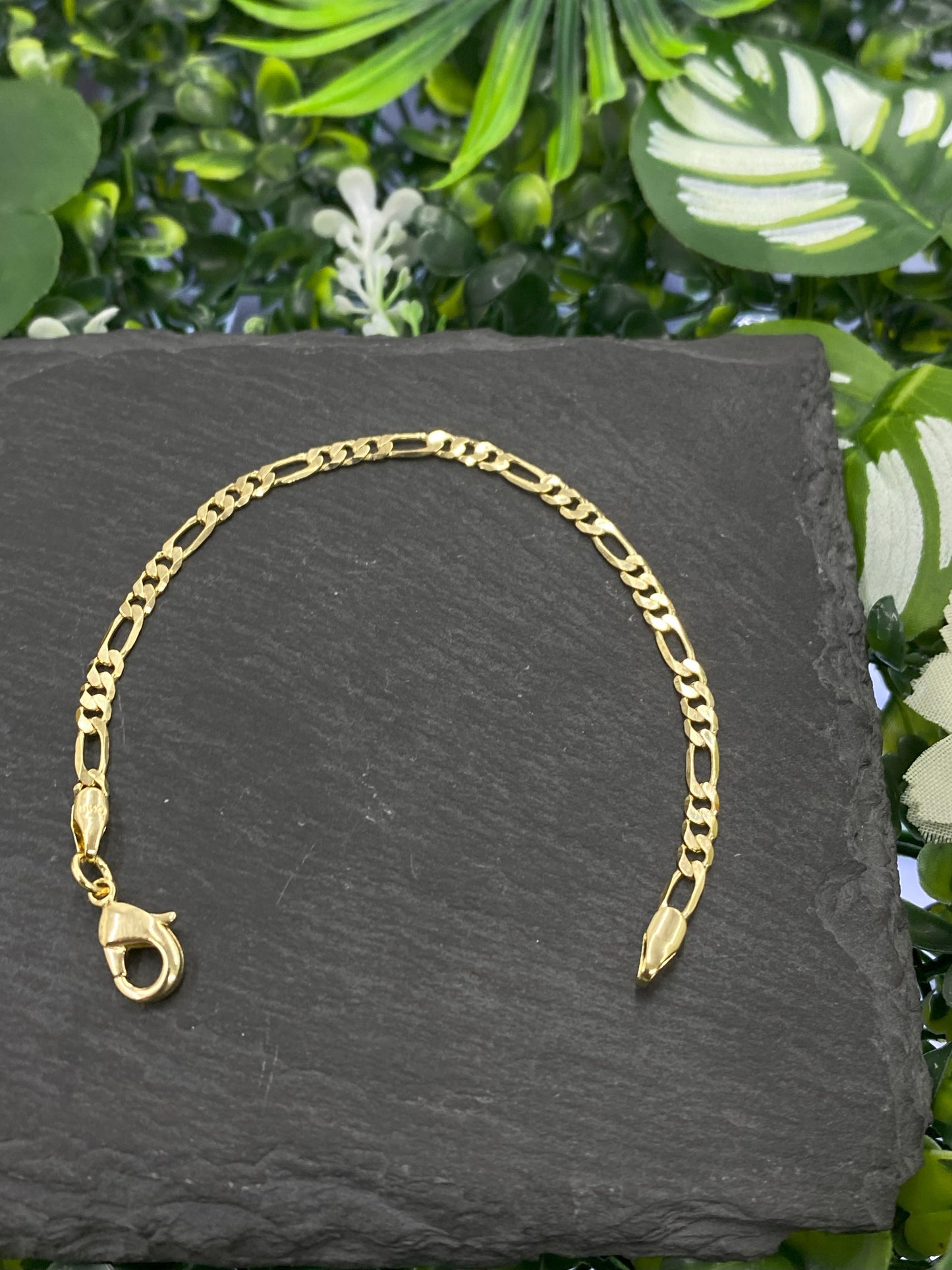 Baby Figaro Bracelets Gold Filled 5.75" 3mm Gifts