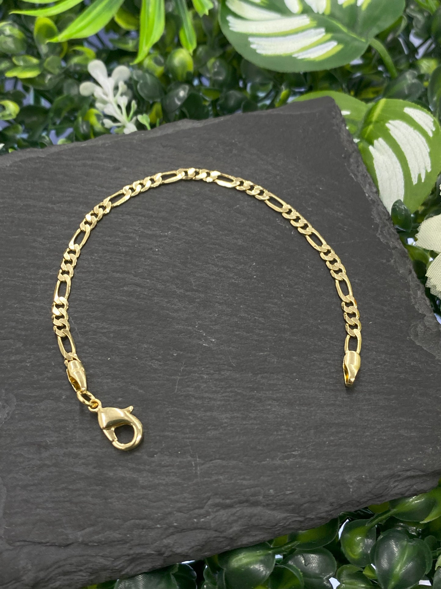 Baby Figaro Bracelets Gold Filled 5.75" 3mm Gifts