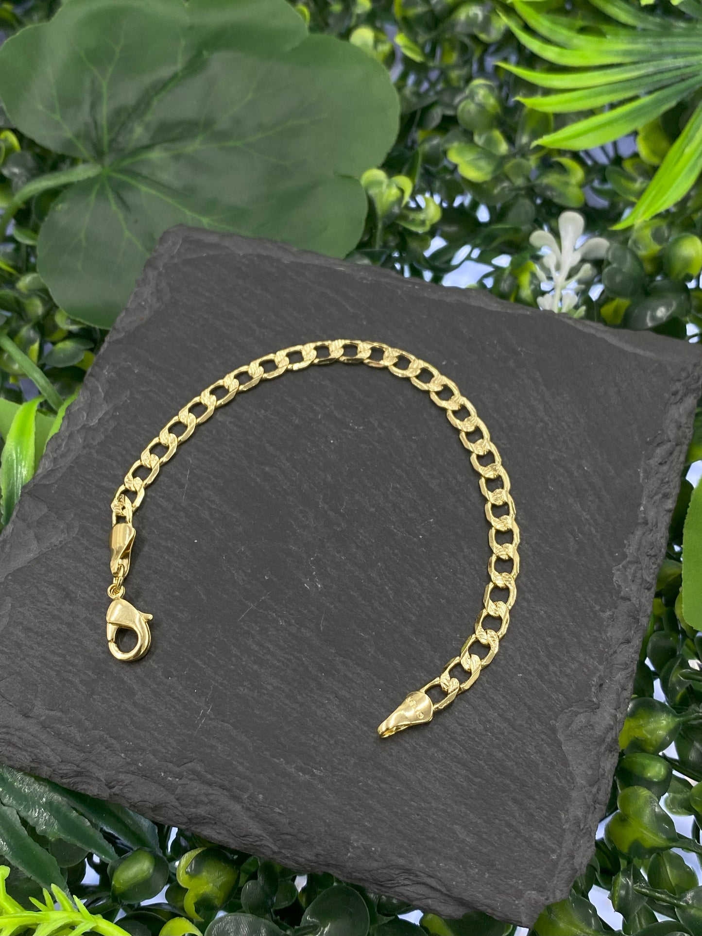 Cuban Curb Baby Bracelet Kids 5.75" 4.4mm
