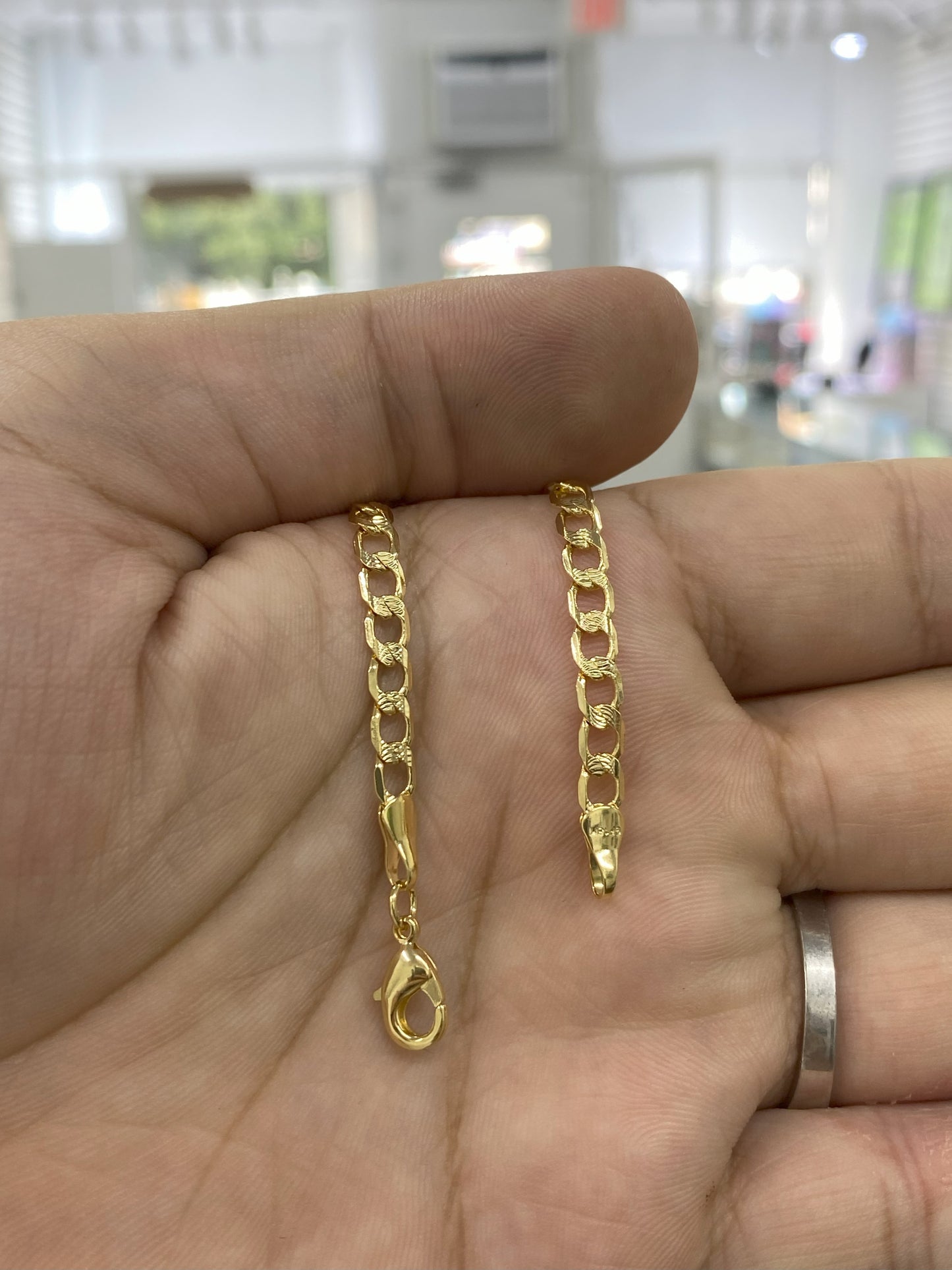 Cuban Curb Baby Bracelet Kids 5.75" 4.4mm