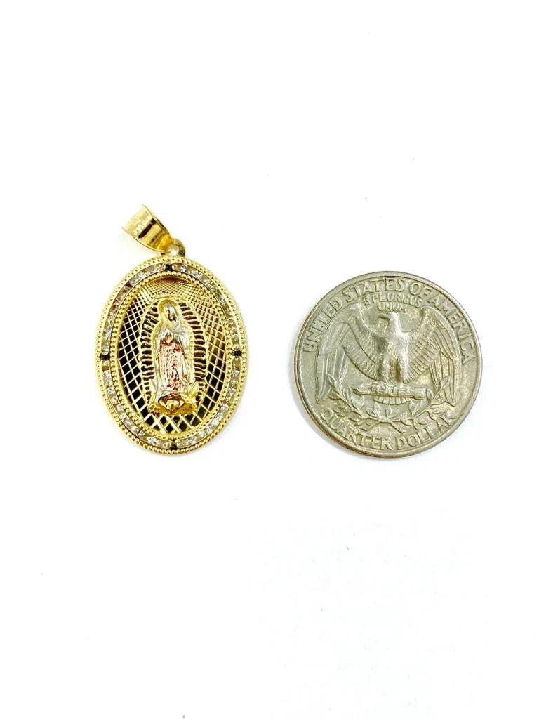 Our Lady Guadalupe Necklace Pendant Valentino Chain Gifts Adults