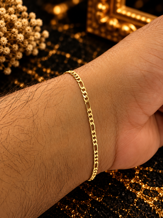 Baby Figaro Bracelet – 14K Gold Filled