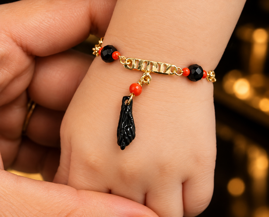 Baby Azabache Bracelet 5.5" – 14K Gold Filled
