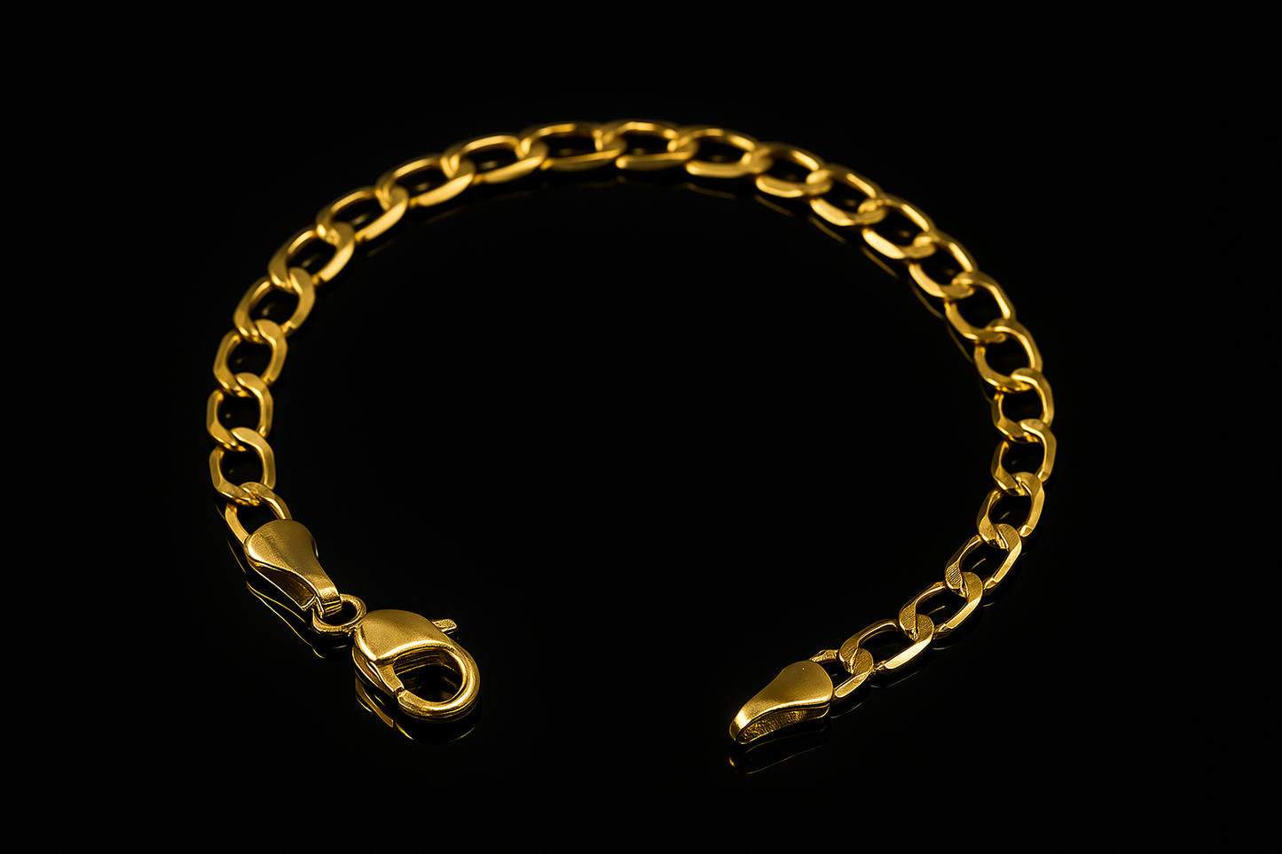 Cuban Curb Baby Bracelet Kids 5.75" 4.4mm