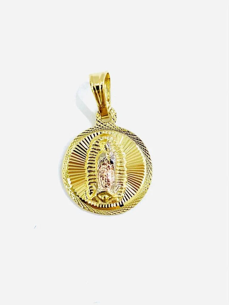 Virgen de Guadalupe Necklace/Valentino Chain 14" 16"/Baby Newborn Kids Jewelry/Gifts for 1st Communion Baptism