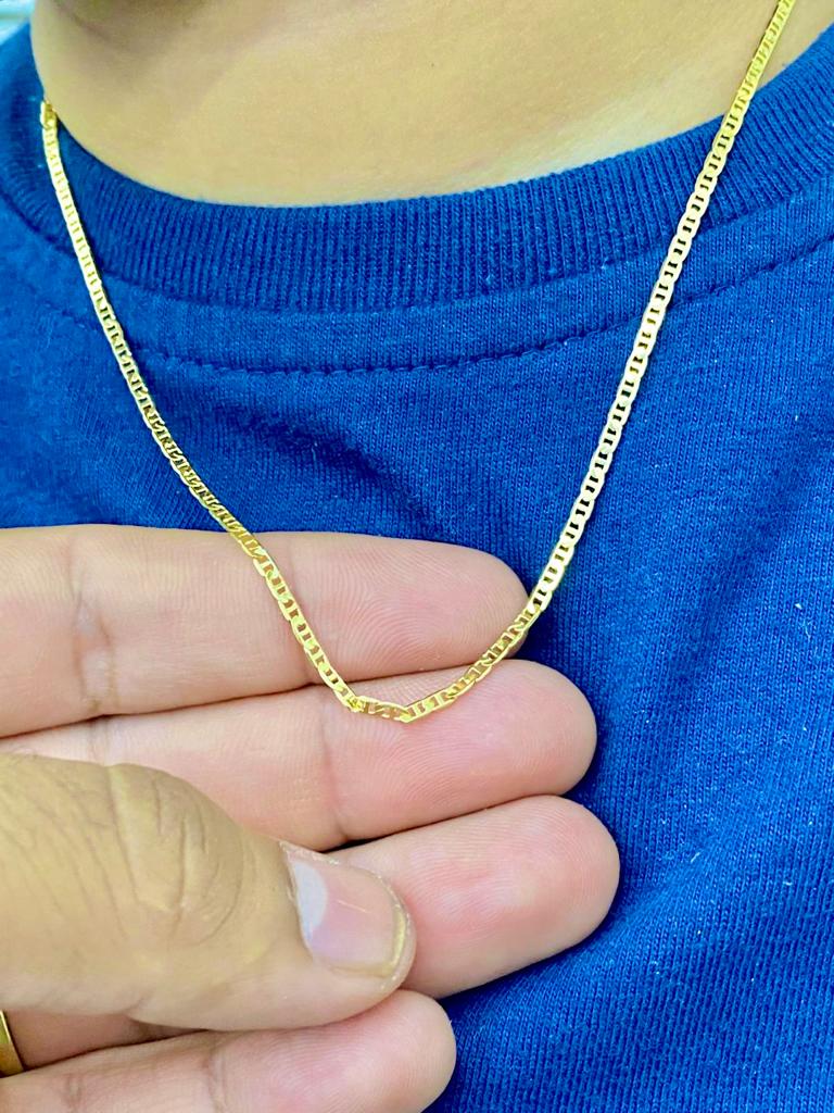 Baby Kids Boys Girls Newborn Mariner Link Chain Necklace 14K Gold Filled Jewelry Gifts 2mm