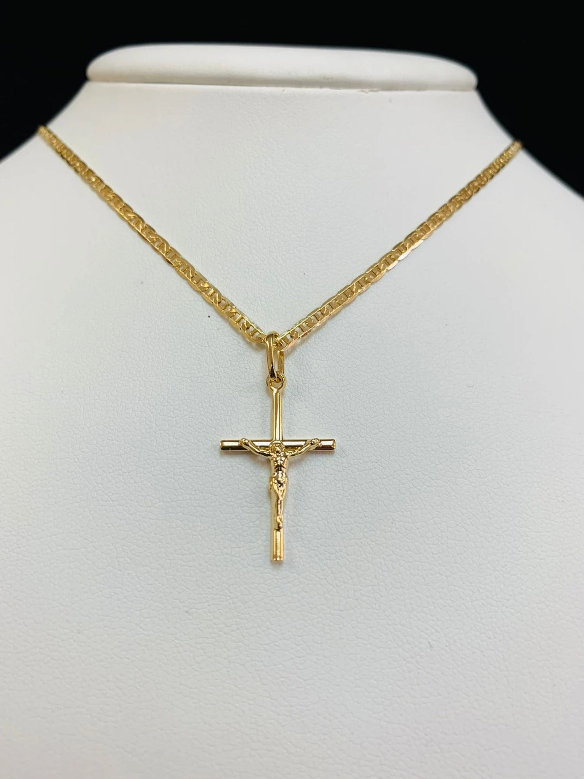 Wholesale Fashion Simple High Quality Gold Hip Hop Long Chain Small Boys  Cross Pendant Necklace for Men - China Crystal Holder Necklace and Puka  Shell Necklace price | Made-in-China.com