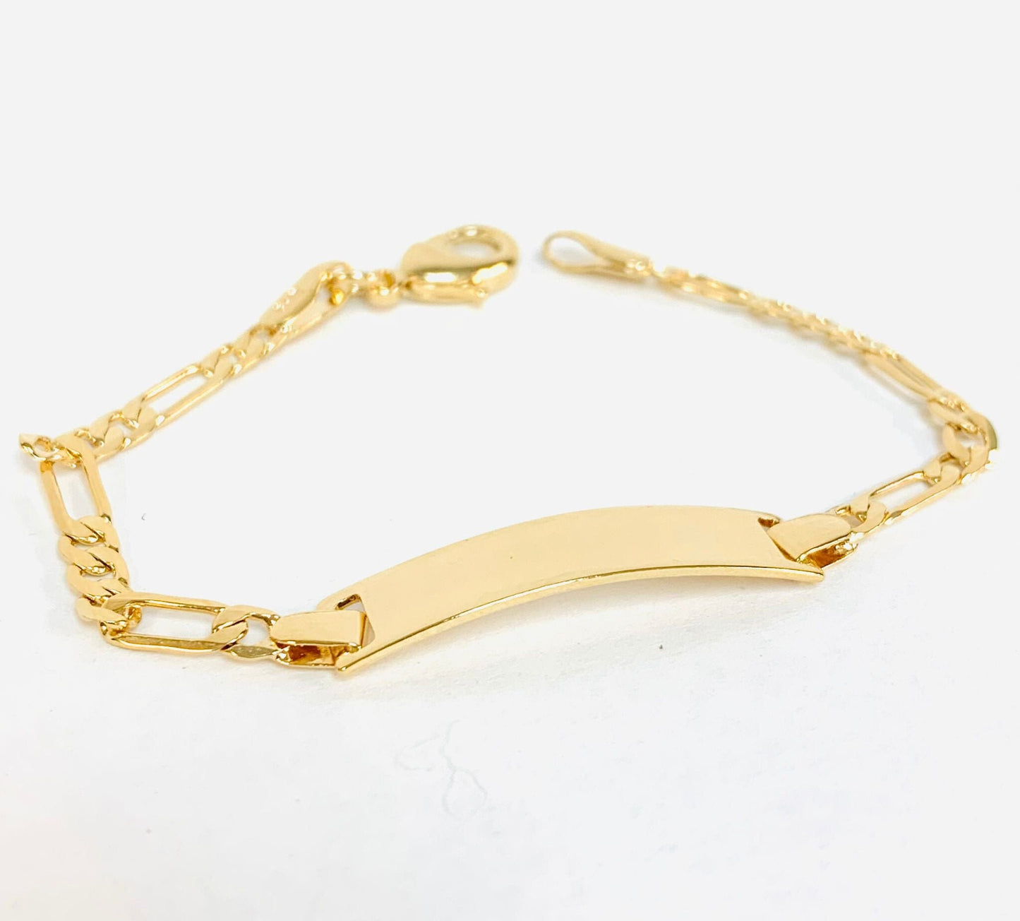 18K Gold Filled Baby ID Bracelet 5.5"/ Baby Bracelet / Baby Bracelet Girl Jewelry/Fashion Bracelet